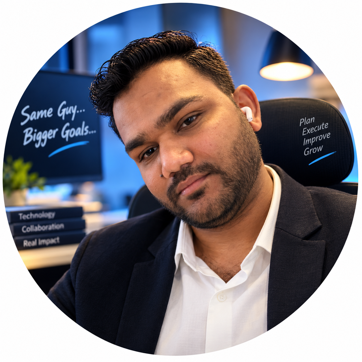 Rizwan Ahmed Shaikh in a professional portrait
